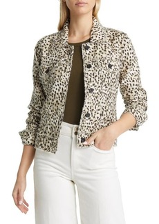 Tommy Bahama Lagoon Cheetah Print Linen Jacket