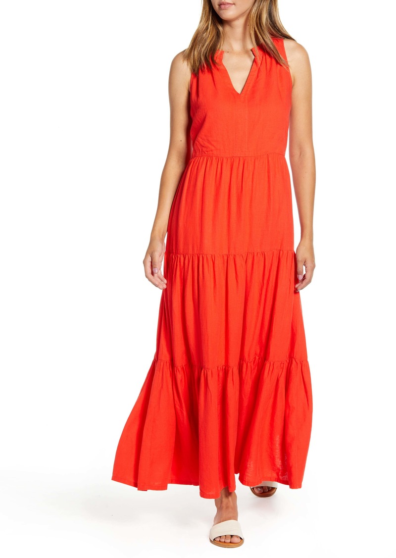 tommy bahama lena tiered maxi sundress