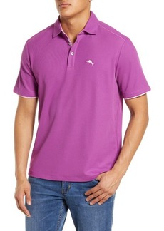 Tommy Bahama Madeira Mosaic Five O'Clock Supima® Cotton Blend Polo in Purple Chordata at Nordstrom
