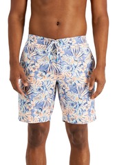 Tommy Bahama Men's Baja Hacienda Floral-Print Upf 30 Swim Trunks