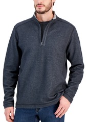 Tommy Bahama Men's Bayview Reversible Quarter-Zip Sweater - Black