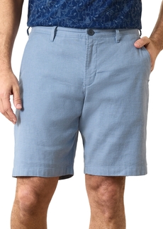 "Tommy Bahama Men's Beach Coast Flat-Front Yarn-Dyed 10"" Shorts - Port Side Blue"