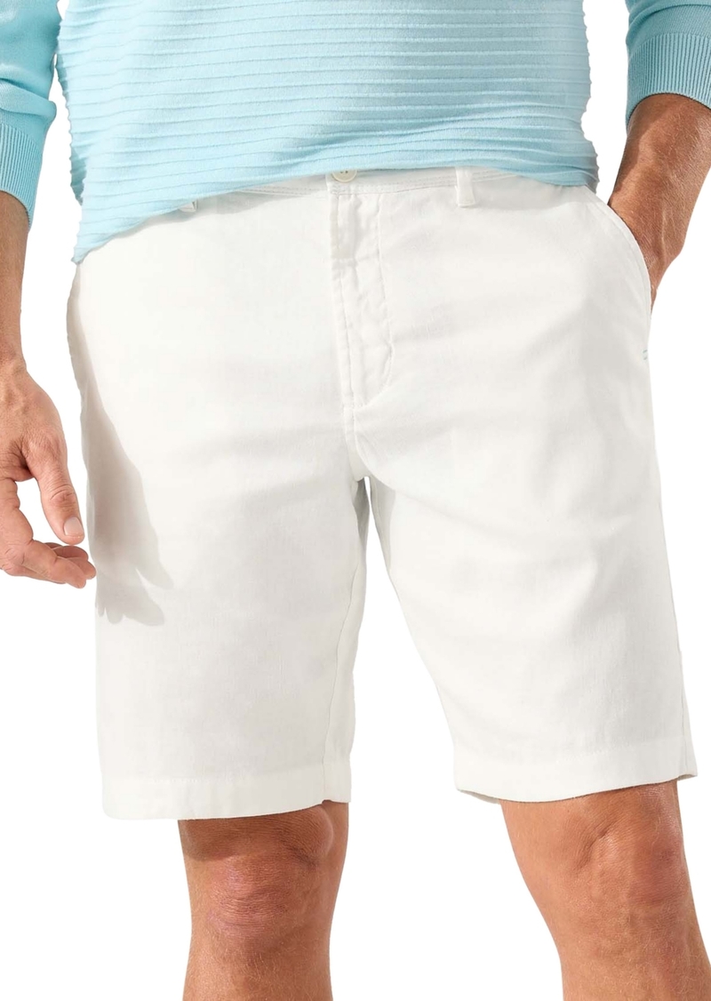 "Tommy Bahama Men's Beach Coast Flat-Front Yarn-Dyed 10"" Shorts - Continental"