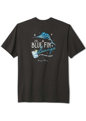 Tommy Bahama Men's Blue Fin-Graphic Shirt