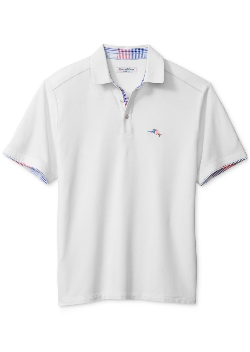 Tommy Bahama Men's Classic-Fit Performance Solid Polo Shirt - Bright White