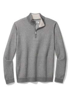 Tommy Bahama Coolside IslandZone Half Zip Pullover Sweater