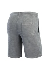 Tommy Bahama Men's Gray Wisconsin Badgers Tobago Bay Tri-Blend Shorts - Gray