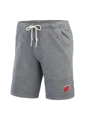 Tommy Bahama Men's Gray Wisconsin Badgers Tobago Bay Tri-Blend Shorts - Gray