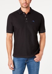 Tommy Bahama Men's IslandZone Pique Emfielder 2.0 Polo - Black