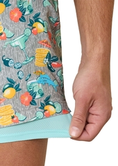 "Tommy Bahama Men's Naples Tales of a Cocktail Printed 6"" Swim Trunk - Concrete Grey"