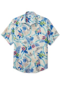 Tommy Bahama Men's Paradise Floral Shirt - Abalone