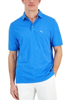 Tommy Bahama Men's Portola Point Space-Dyed Stripe Polo Shirt - Palace Blue