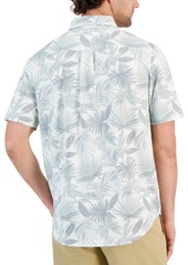 Tommy Bahama Men's San Lucio Fallen Fronds IslandZone Moisture-Wicking Printed Button-Down Shirt - Paradise Green