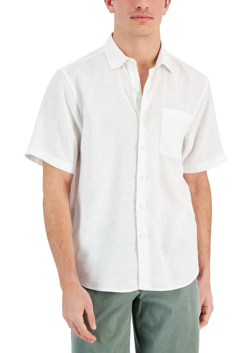 Tommy Bahama Men's Sand Desert Short-Sleeve Shirt - White