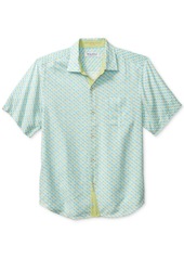 Tommy Bahama Men's Veracruz Cocktail Mixer Short Sleeve Button-Front Shirt - Opal