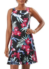 Tommy Bahama Midnight Orchid Cover-Up Dress in Black at Nordstrom