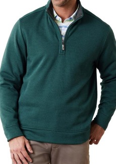 Tommy Bahama New Castle Chevron Quarter Zip Pullover Sweater