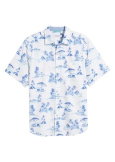 Tommy Bahama Nova Wave Beach Days Short Sleeve Button-Up Shirt