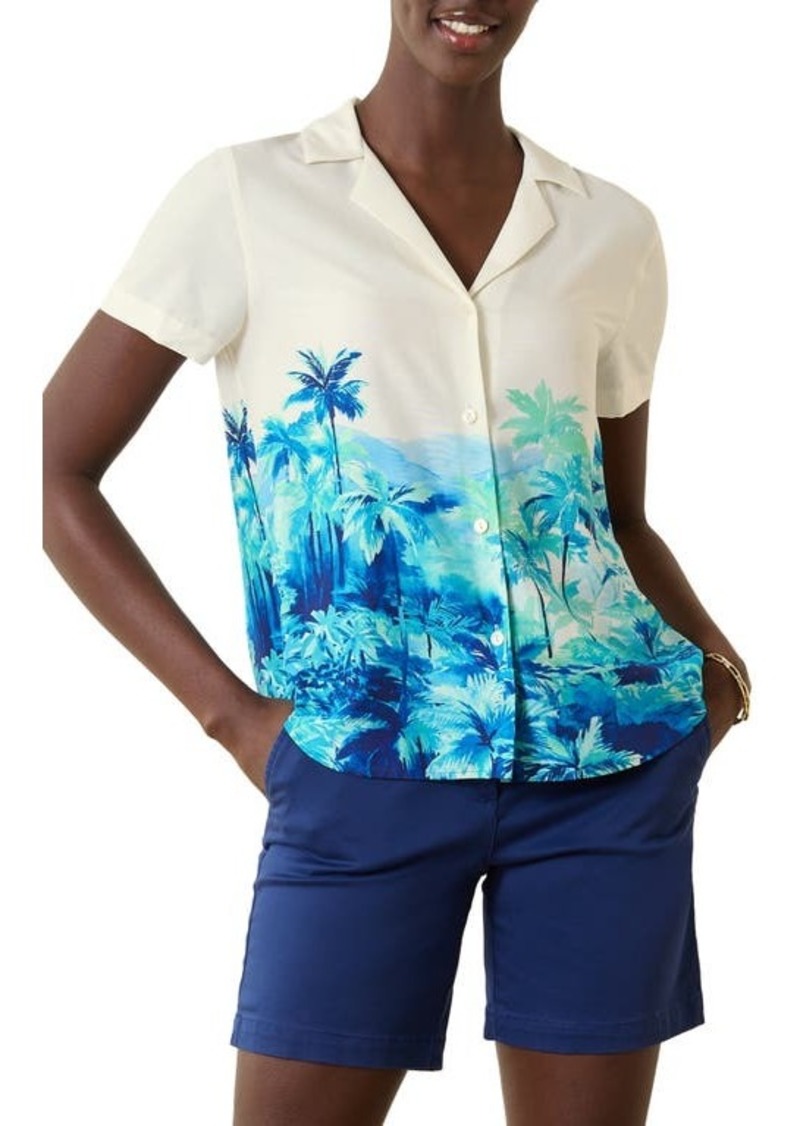 Tommy Bahama Oceanside Views Silk Camp Shirt