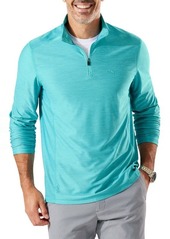 Tommy Bahama Palm Coast Half Zip Pullover in Blue Freeze at Nordstrom
