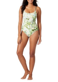 Tommy Bahama Paradise Fronds Reversible One-Piece Swimsuit