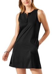 Tommy Bahama Pearl Quarter-Zip Spa Cover-Up Dress