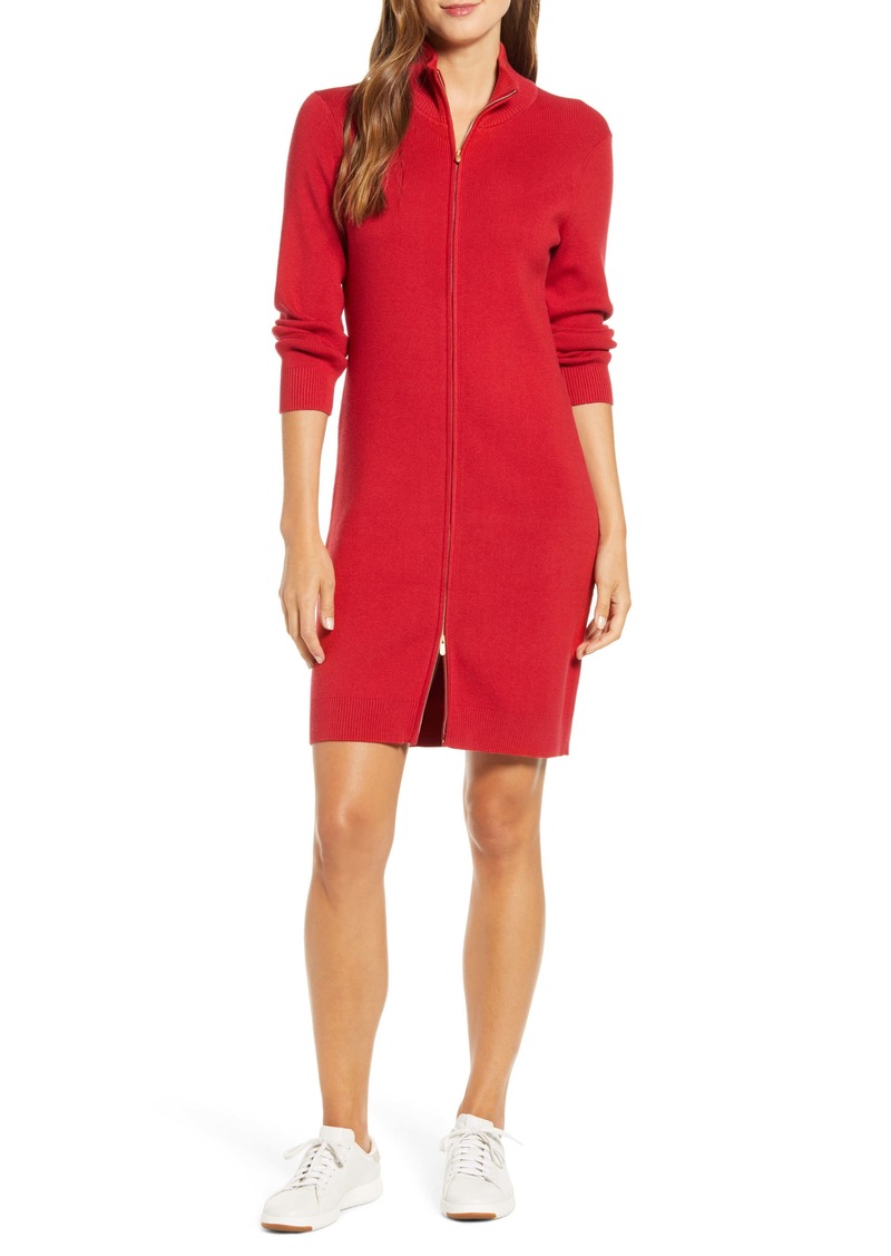 Tommy Bahama Tommy Bahama Pickford Rib Full Zip Sweater Dress Dresses