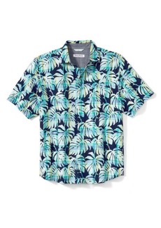 Tommy Bahama Plaid Over Paradise Short Sleeve Cotton Button-Up Shirt