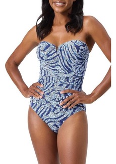 Tommy Bahama Playa Brava Strapless One-Piece Swimsuit