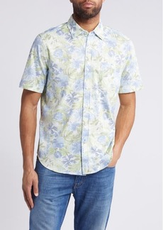 Tommy Bahama San Lucio IslandZone Perfectly Paradise Floral Short Sleeve Knit Button-Up Shirt