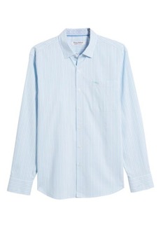Tommy Bahama Sarasota Stripe Performance Button-Up Shirt