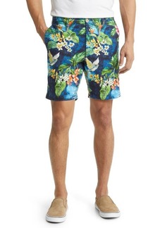 Tommy Bahama Serene Seaside Floral Cotton & Linen Shorts