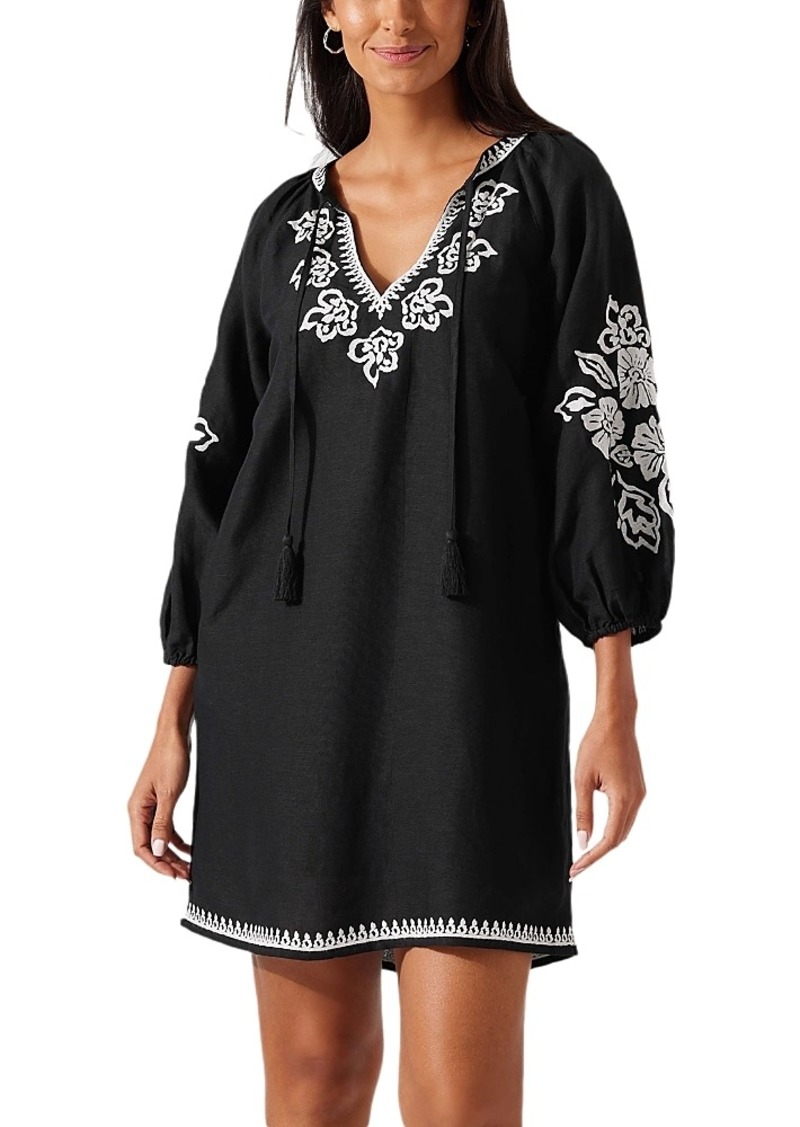 Tommy Bahama St. Lucia Embroidered Mini Dress