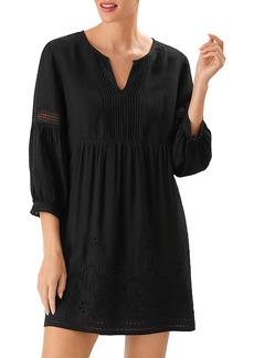 Tommy Bahama St. Lucia Split Neck Dress Swim Cover-Up