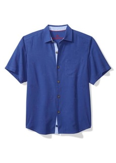 Tommy Bahama Thirst Down Silk Short Sleeve Button-Up Shirt