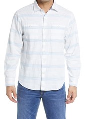 Tommy Bahama Tideland Stripe Button-Up Shirt in Continental at Nordstrom