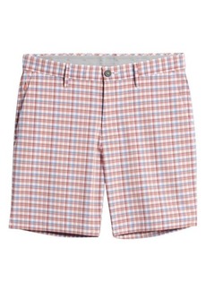 Tommy Bahama Top Deck Check Shorts in Coral Haze at Nordstrom
