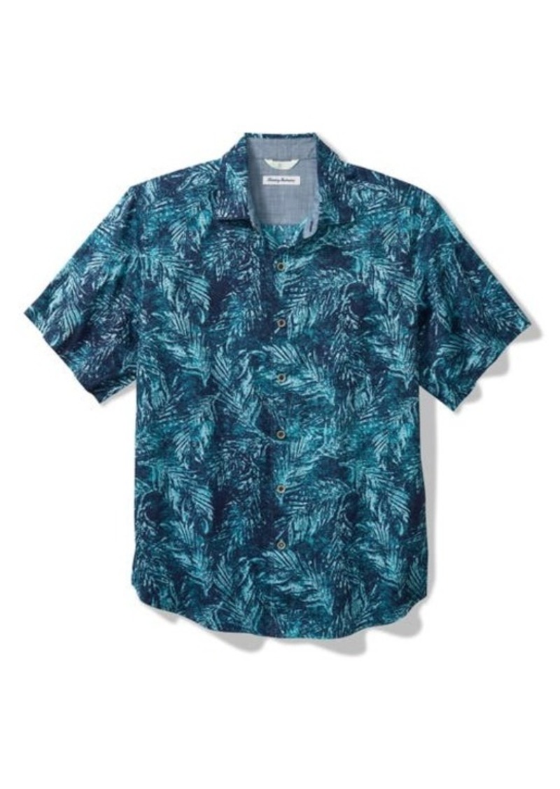 Tommy Bahama Tortola Le Coco Fronds Floral Short Sleeve Button-Up Shirt