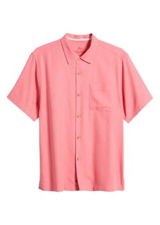 Tommy Bahama Tropic Isle Short Sleeve Button-Up Silk Camp Shirt