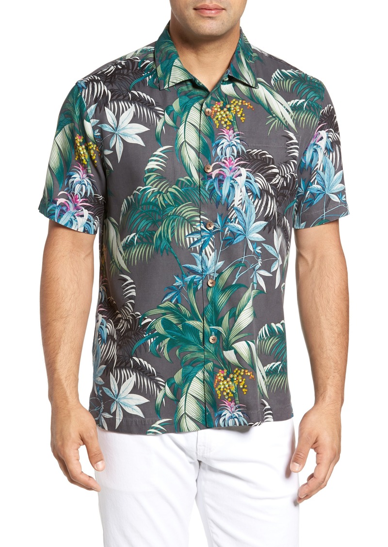 Tommy Bahama Tommy Bahama Tropical Falls Regular Fit Print Silk Camp ...