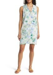 Tommy Bahama Tropical Retreat Floral Linen Shift Dress