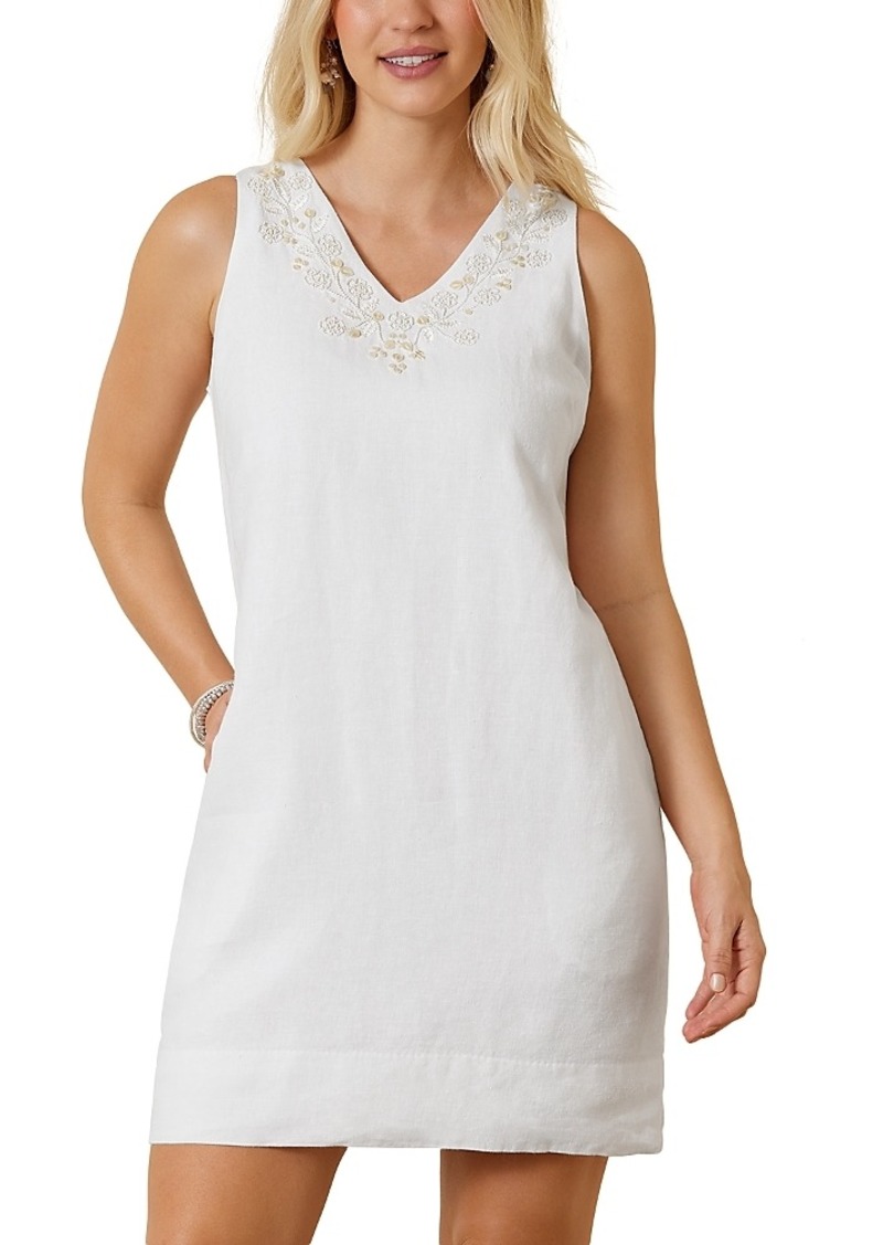 Tommy Bahama Two Palms Embroidered Dress