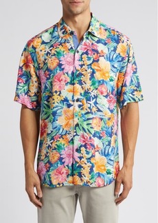 Tommy Bahama Veracruz Cay Floral Short Sleeve Button-Up Shirt