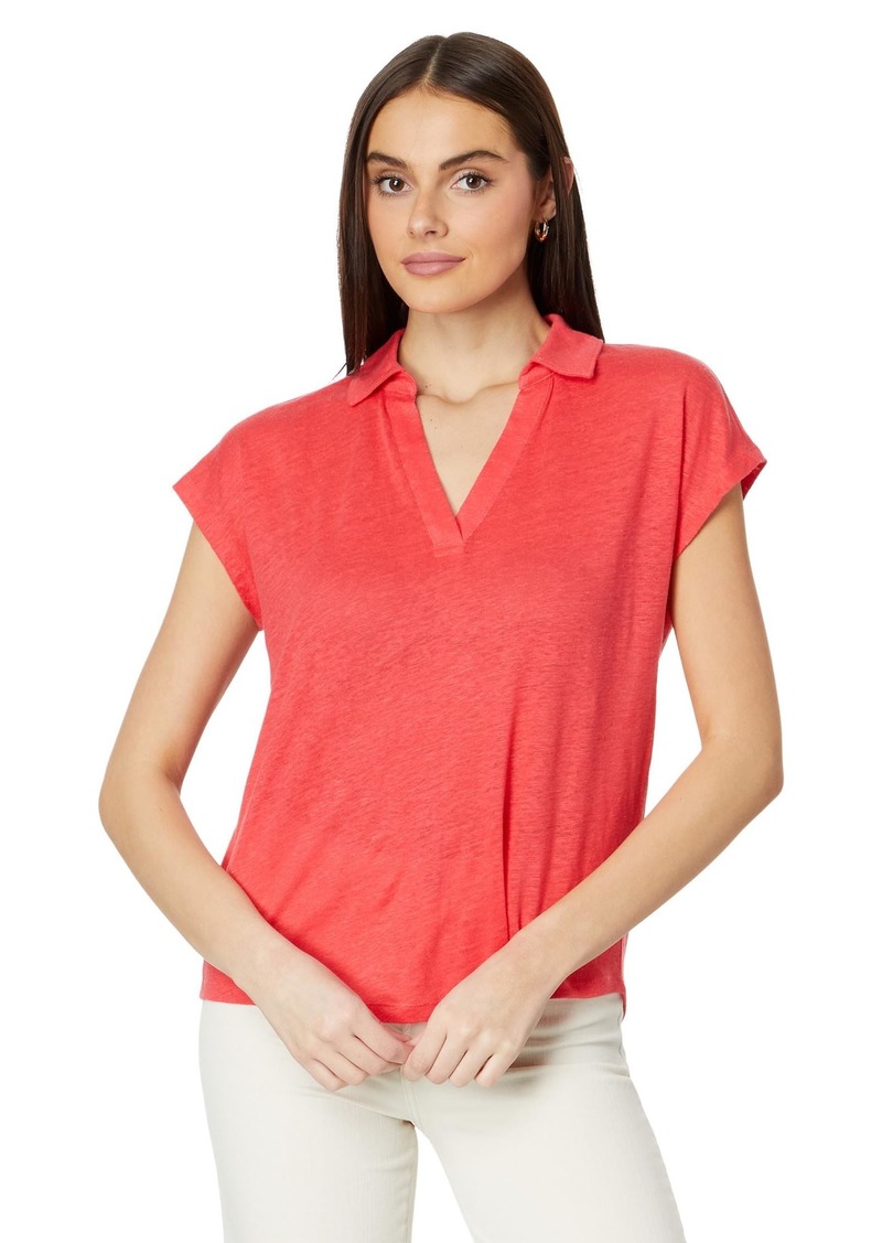 Tommy Bahama Women's Linnea Johnny Collar SS Tee