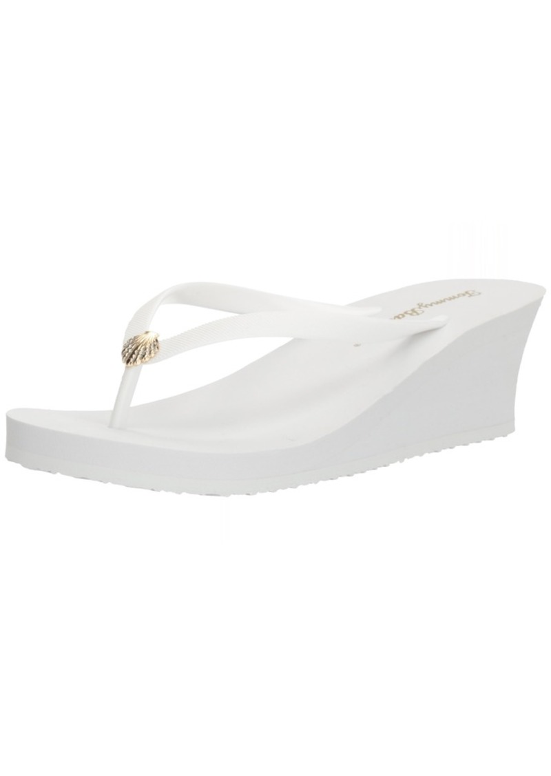 tommy bahama wedge flip flops