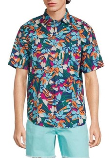 Tommy Bahama Tortola Fuego Floral Print Shirt