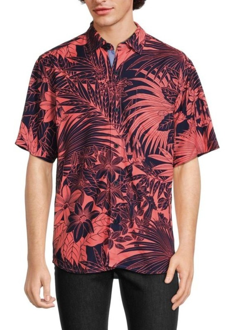 Tommy Bahama Veracruz Leaf Print Shirt