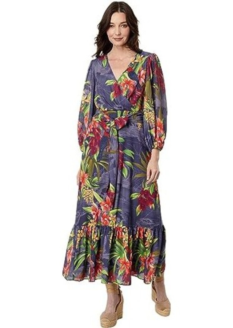 Tommy Bahama Villa Views Long Sleeve Maxi Dress