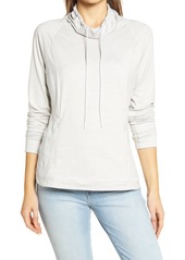 Tommy Bahama Ariana Island Zone Cowl Neck Pullover in Light Titanium at Nordstrom