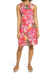 Tommy Bahama Darcy Terra Tropical Print Sheath Dress in Coral at Nordstrom